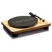 Lenco LS-50 Turntable, Natural Wood - Angled Open