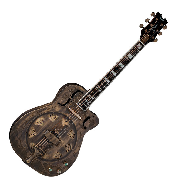 Dean Resonator Thin Body Electric Resonantor Guitar, Brass