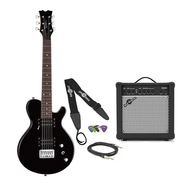 Dean EVO Mini Guitar Pack, Classic Black