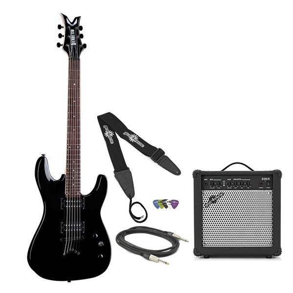 Dean Vendetta XM Guitar Pack, Classic Black 