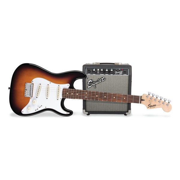 Fender Squier Strat Pack SS Short-Scale Electric Guitar Pack Sunburst Main