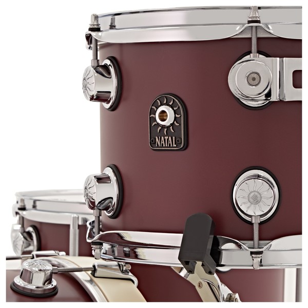 Natal Café Racer 20" 3pc Shell Pack, Oxblood Red