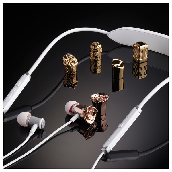 Metallo Wireless, White Silver - Caps