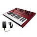 Korg Monologue Analogue Synthesizer, Red, With Free Power Supply