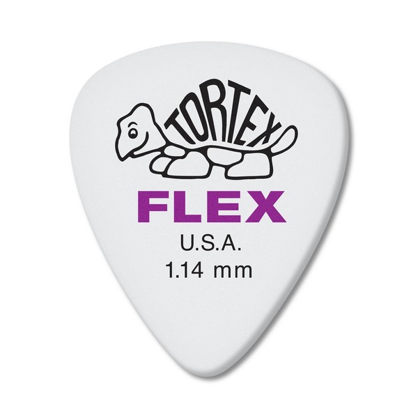 Dunlop 428P1.14 Tortex Flex Standard - Player pk 12 picks