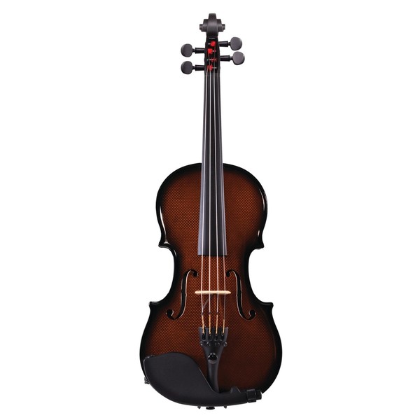 Glasser Carbon Composite Violin - Orange, Front