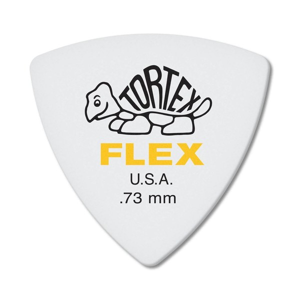 Dunlop 456P.73 Tortex Flex Triangle - Player pk 6 picks