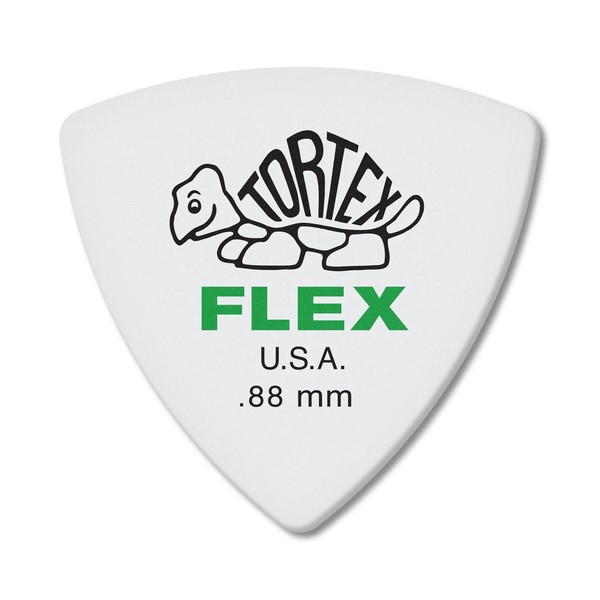 Dunlop 456P.88 Tortex Flex Triangle - Player pk 6 picks