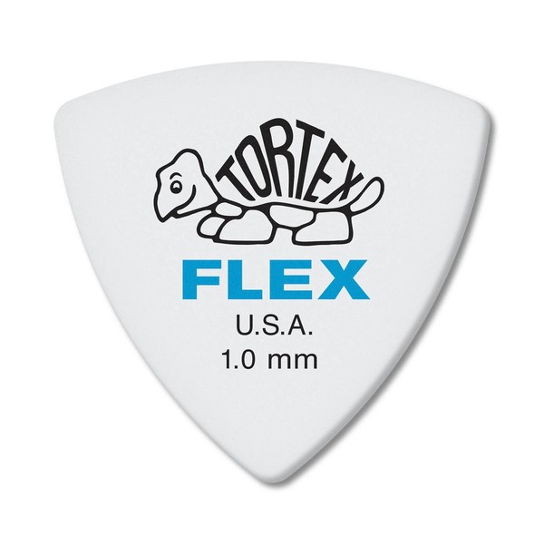 Dunlop 456P1.0 Tortex Flex Triangle - Player pk 6 picks
