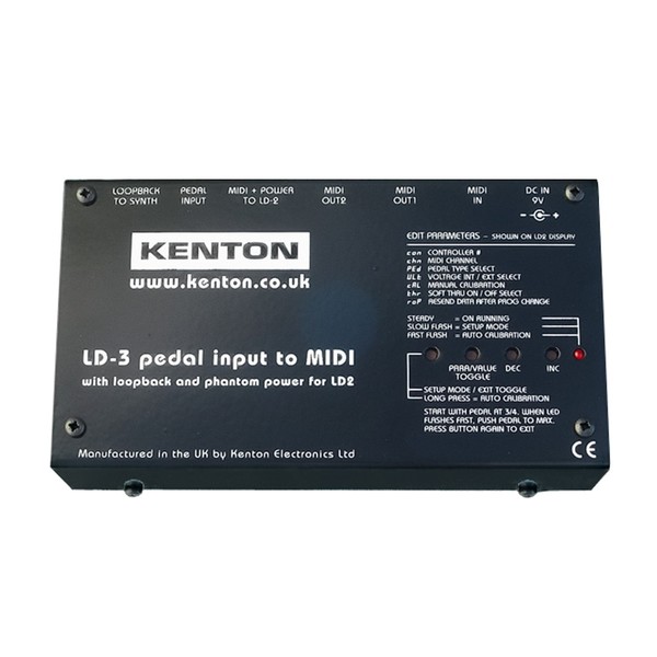 Kenton LD3 PRO Programmable Pedal to MIDI Converter - Main