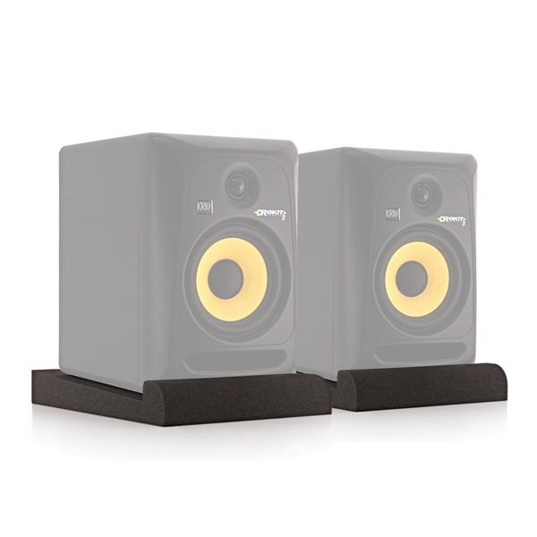 Large Studio Monitor Isolation Pads by Gear4music, Pair