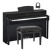 Yamaha CLP 635 Digital Piano Package, Satin Black