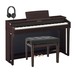 Yamaha CLP 625 Digital Piano Package, Rosewood