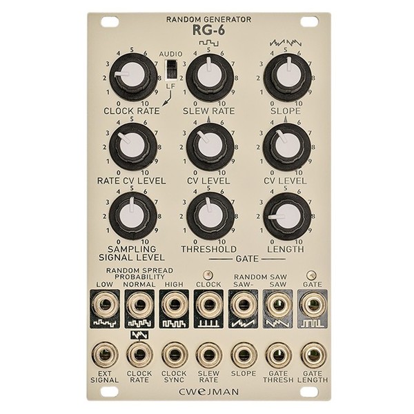 Cwejman RG-6 Random Noise Generator - Front