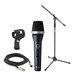 AKG D5 C S Dynamic Vocal Microphone with Stand and Cable