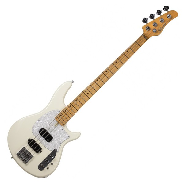 Schecter CV-4 Bass Guitar, Ivory