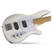 Schecter CV-4 Bass Guitar, Ivory - side