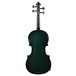 Glasser Carbon Composite Violin - Green, Back