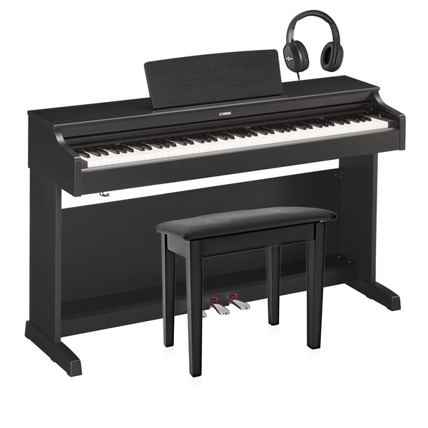 Yamaha YDP 163 Digital Piano Package, Black