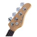 Schecter CV-4 Bass Guitar, Gloss Natural - headstock