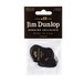 Dunlop Genuine Celluloid 12 Pick Pack Med, Black