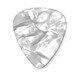 Dunlop Genuine Celluloid 12 Pick Pack Thin, White Pearl