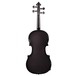 Glasser Carbon Composite Violin - Black, 5 String, Front