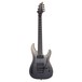 Schecter C-7 FR SLS Elite, Black Fade Burst front view