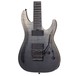 Schecter C-7 FR SLS Elite, Black Fade Burst front close up