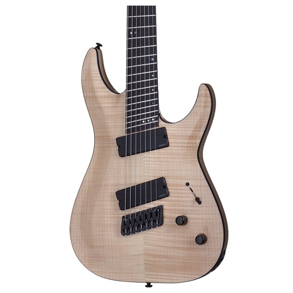 Schecter C-7 Multiscale SLS Elite, Gloss Natural front close up