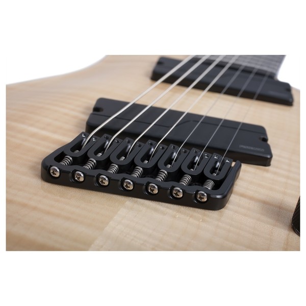 Schecter C-7 Multiscale SLS Elite, Gloss Natural bridge