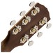 Fender PM-TE Standard Travel Electro Acoustic, Natural Back of Headstock View