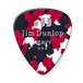 Jim Dunlop Genuine Celluloid 12 Pick Pack Heavy, White