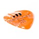 Jim Dunlop Genuine Celluloid 12 Pick Pack Thin, Orange Pearl