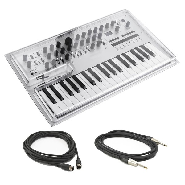 Korg Minilogue Polyphonic Analogue Synthesizer With Jack & MIDI Cable - Bundle