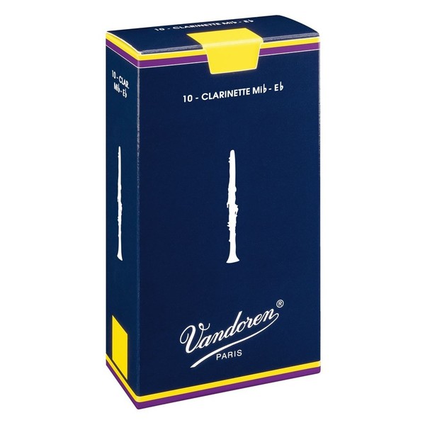 Vandoren Traditional Eb Soprano Clarinet Reed, 2 (10 Pack)