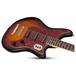 Schecter Hellcat VI, 3-Tone Sunburst Pearl front angle down