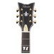 Schecter Coupe, Gloss Black headstock