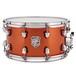 SJC Drums Custom 14 x 7.5 Snare Drum, Orange Sparkle Lacquer