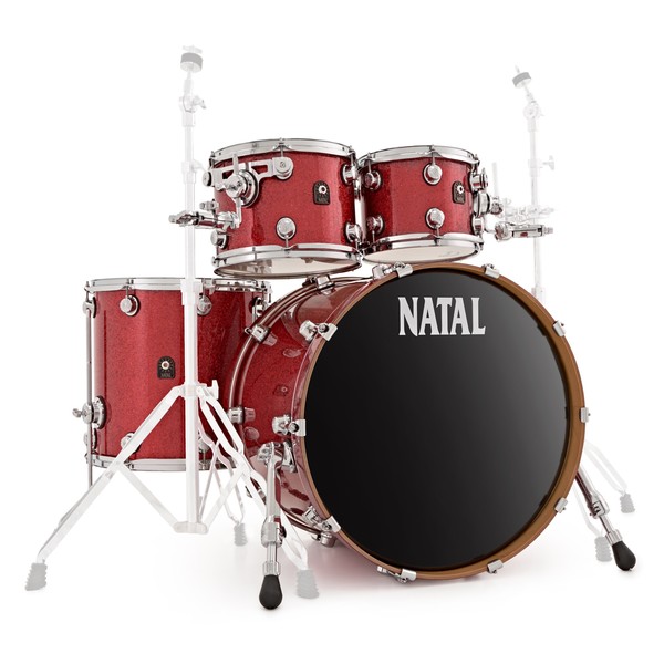 Natal Originals Maple 22'' 4pc Shell Pack, Red Sparkle