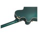 Schecter Coupe, Dark Emerald Green neck joint rear