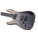 Schecter C-7 SLS Elite Left Handed, Black Fade Burst front top view
