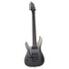  Schecter C-7 FR SLS Elite Left Handed, Black Fade Burst front view