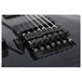 Schecter C-7 FR SLS Elite Left Handed, Black Fade Burst bridge