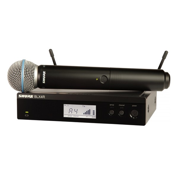 Shure BLX24RE/B58-T11 Rack Mount Wireless Microphone System 1