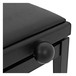 Adjustable Piano Stool by Gear4music, Matte Black