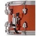 SJC Drums Custom 14 x 7.5 Snare Drum, Orange Sparkle Lacquer