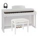 Roland HP601 Digital Piano, Contemporary White Package