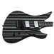 Schecter Synyster Custom, Gloss Black and Silver Pin Stripes