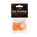 Jim Dunlop Genuine Celluloid 12 Pick Pack Heavy, Orange Pearl